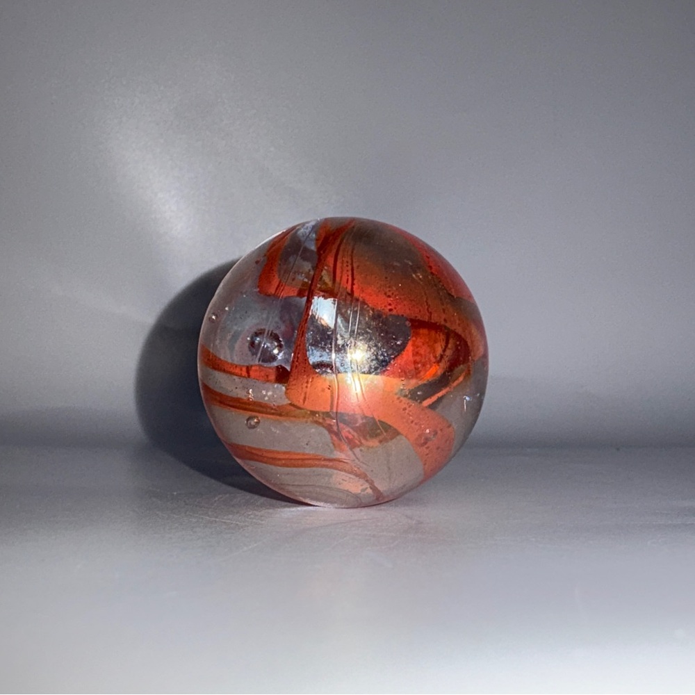 Swirl Glass Art Sphere Scramble Paper Weight
